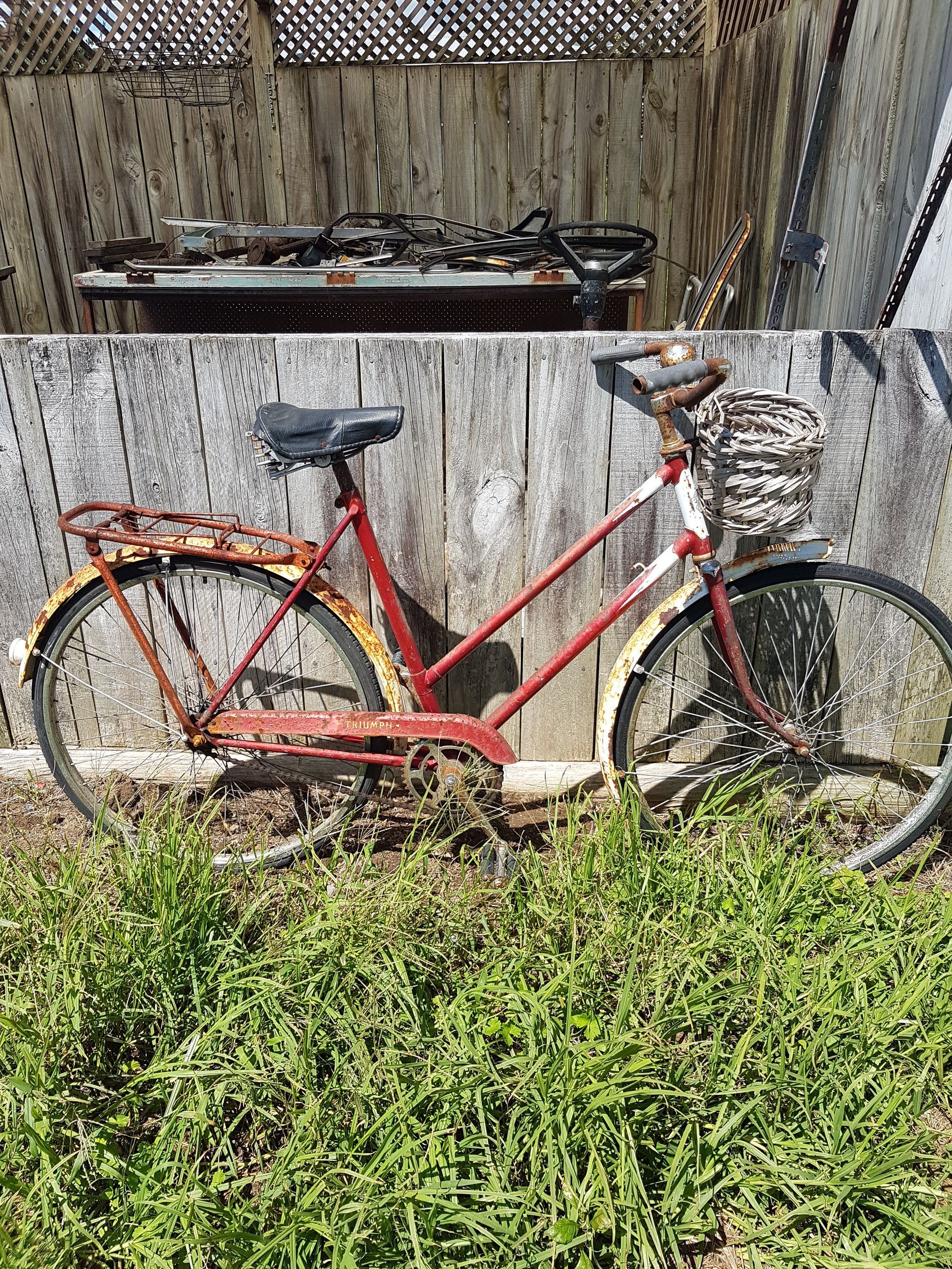 old rusty bike