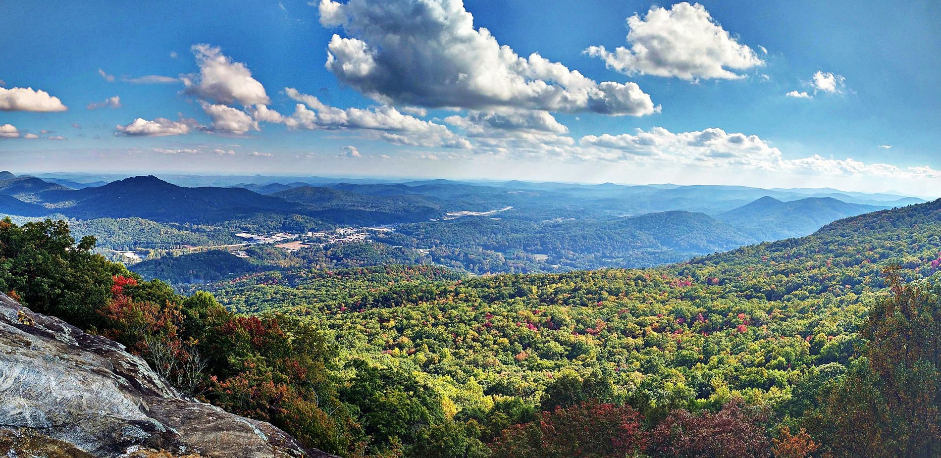 View at Blackrock mountain state park, clayton ga usa by Jan Pope