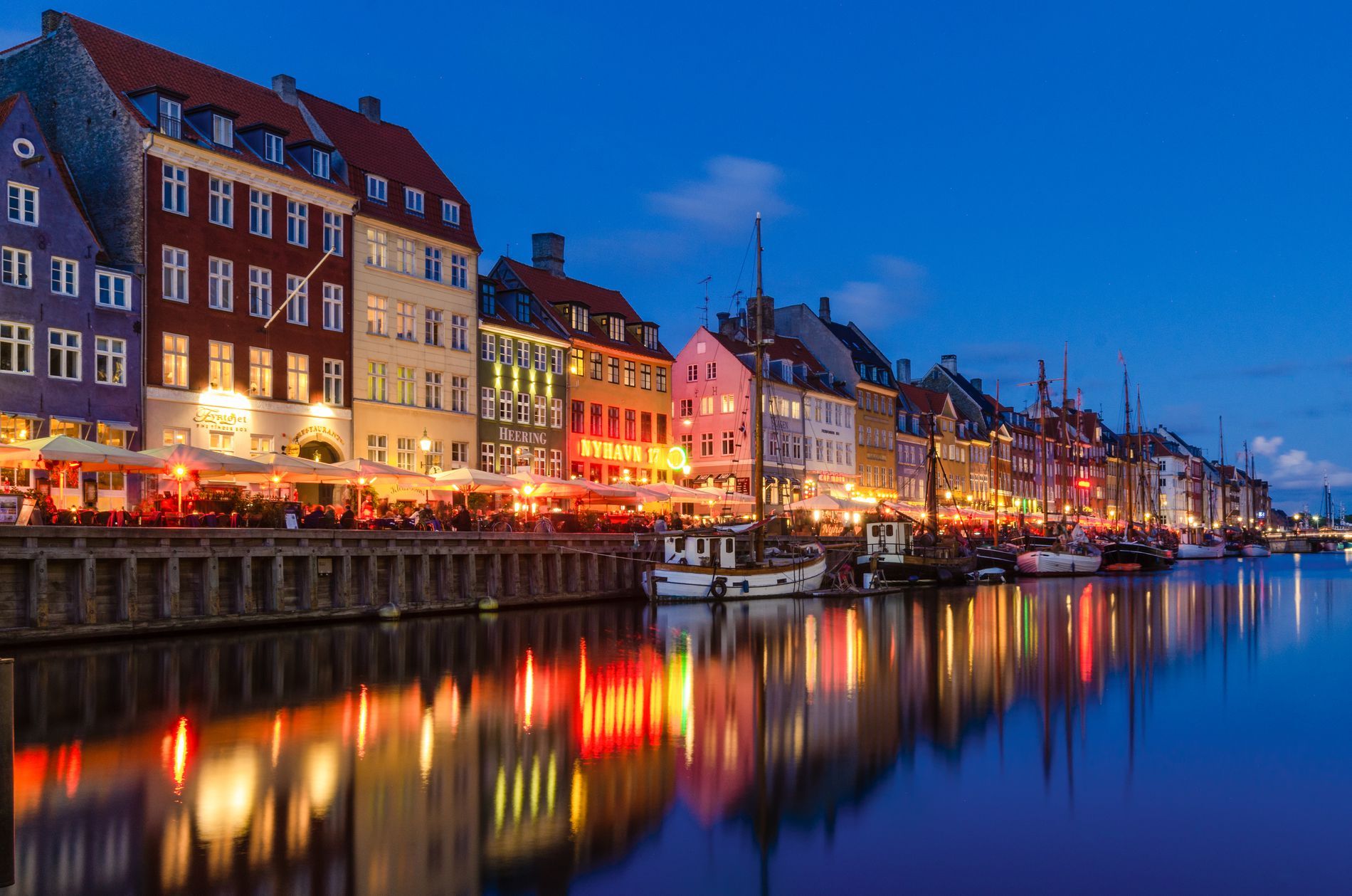 Nyhavn Harbour, Copenhagen by François Mahieu