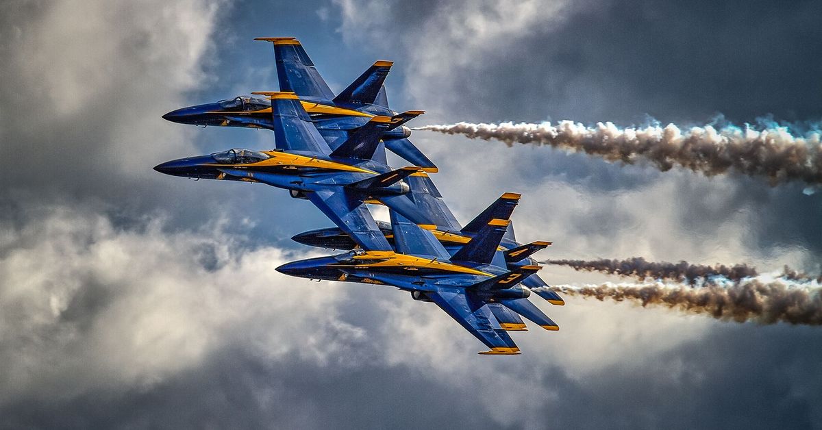 Blue Angels Diamond by Ron Meyers