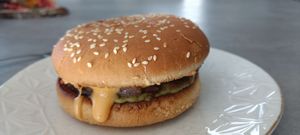 Homemade Burger – Melting Cheese