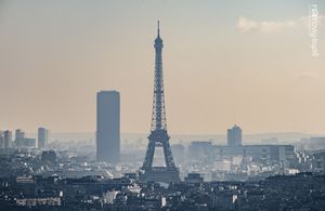 Paris Skyline – Eiffel Tower in Haze