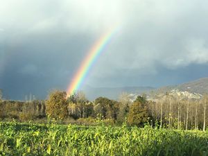 Rainbow across the Plain