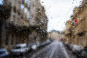 Rain on Glass – City Bokeh