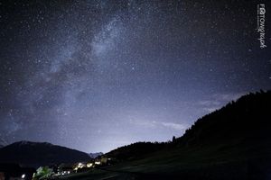 Milky Way over Valley