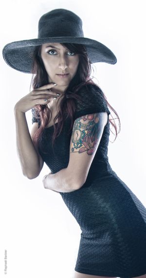 Wide-Brim Studio Portrait