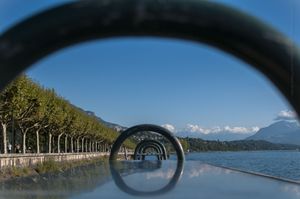 Concentric Frames by the Lake