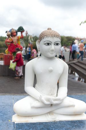 White Marble Meditator