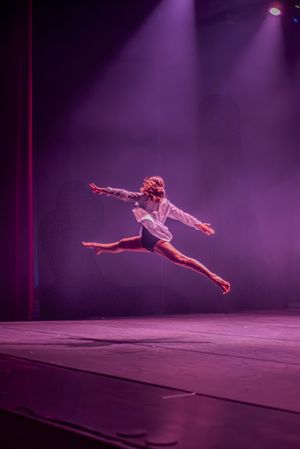 Grand Jeté in Pink Haze