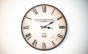 Analog Clock Face – Suspended Time