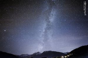 Milky Way Above the Alps