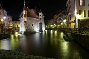 Night Glow on the Canal