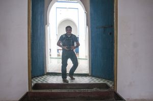 Self-Portrait in the Arch