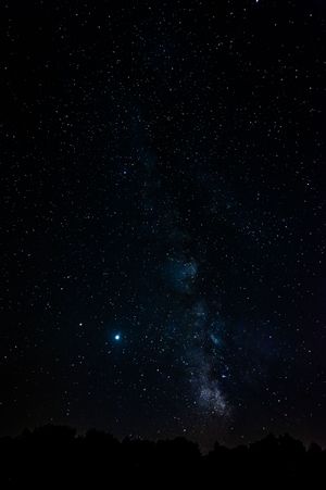 Milky Way over Silhouette