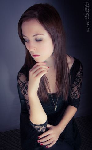 Contemplation in Lace