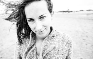 Wind on the Beach (B&W)