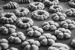 Tray of Cookies – Repeating Pattern (B&W)