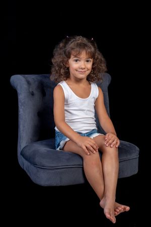 Little Lady on Chair